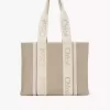 Woody tote bag in linen