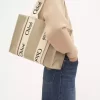 Woody tote bag in linen