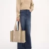 Woody tote bag in linen