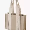 Woody tote bag in linen