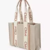 Woody tote bag in linen