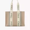 Woody tote bag in linen