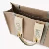 Woody tote bag in linen